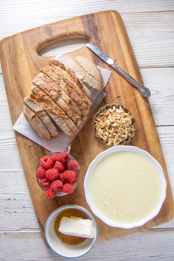 Baked Raspberry + Almond French Toast (family favorite!) Baby Foode